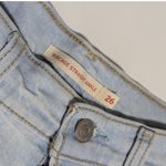 Levi's  Ribcage Straight Ankle Jeans Summer Space Ripple Medium Wash Blue Women Photo 3