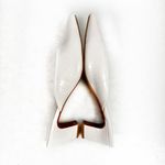 ASOS  DESIGN White Pointed Toe Mules Size 7 Photo 5