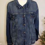 Torrid Blue Jean Denim Jacket Blue Size 3 Photo 8