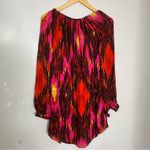 Haute Hippie HAUTE‎ HIPPIE Ikat Print Silk Mini Dress Small Photo 3