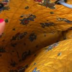 Vera Bradley Retired Quilted Backpack Yellow Blue Classic Paisley Cotton Cute Photo 6