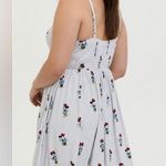 Her Universe Disney Retro Minnie Mouse Bow Front Grey Stripe Dress - siz… Photo 1