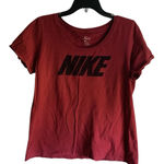 Nike  Women's Red & Black Tee Size L Photo 0