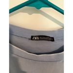 ZARA  Baby Blue Crop Top – Size Small Photo 1