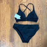 ANDIE Bikini Set Valencia Top Bikini Bottom Black size S NWT Photo 5