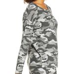 Chaser  Small Camo Cozy Pullover Sweatshirt Gray Small NWT Photo 2