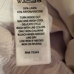 Tahari  “My Perfect Shape” Linen Blend White Drawstring Shorts women’s 3X NWT Photo 5