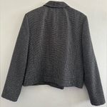 Pendleton  wool women’s size 12 black and white zip up blazer jacket‎ vintage - Photo 6
