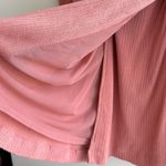 Urban Outfitters  Ribbed Wrap Long Sleeve Dress, Dusty Rose, Size Medium Photo 10
