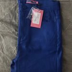 Edikted Blue Flare Leather Pants Photo 1