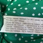 ZARA  Women's Green Polka Dot Ruffle Hem Belted Tie Waist Mini Skirt Skort Sz XS Photo 4