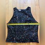 Vintage Sequin Laurence Kazar Crop Top Black Size L Photo 4
