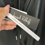 Joseph Ribkoff  Black Faux Leather Joggers Photo 7