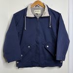 Eddie Bauer Vintage 90s  Blue Zip Up Jacket Windbreaker Women’s Oversized Small Photo 0
