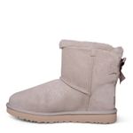 UGG  Mini Bailey Bow Twinkle Boots in Goat Gray Size 7 Photo 8