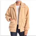 Elodie  Faux Shearling Teddy Zip Up Jacket Small Photo 2