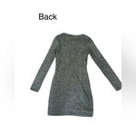 Lulus  Metallic, Lined, Twist Knot, Long Sleeve Cocktail Dress, Size Medium Photo 5