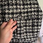 ANINE BING  Adrianna jacket Black Plaid cropped pockets coat Photo 5