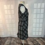 Reiss Nadine checkered black white sheath dress size 10 Photo 4