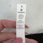 Lululemon  Sz 4 On the Fly Skirt 21” Black Elastic Waist Woven Drawstring Women’s Photo 9