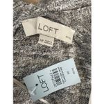Loft Petites Women Grey Sparkle Cardigan Size M Petite Open Front 3/4-Sleeve Photo 7