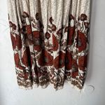 Source Unknown Max Studio Large Bohemian Floral Maxi Skirt High Waisted Elastic Waist Peasant Photo 2