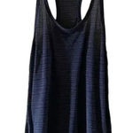 Gap  Fit Jersey Vest Top Racerback Navy Workout Lightweight Shirt SZ M Photo 0