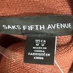 Saks 5th Avenue Saks Fifth Avenue Rust Sweater with Blue Details - NWT (Size M) Photo 5