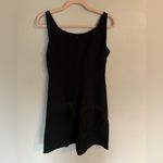 Moschino Vintage | 90’s Y2K Cheap & Chic Black Ribbed Fit & Flare Mini Size 6 Photo 5