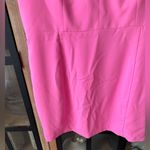 Amanda Uprichard Allora Dress shocking pink bows barbiecore mini vneck cocktail Photo 9