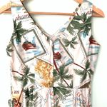 Vintage Sheri Martin Petites Tropical Postage Stamp Cruise Vacation Dress 6P Photo 4