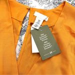 H&M  V-Neck Orange Sherbet Maxi Boho Kaftan NWT Photo 5