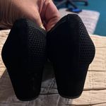 Eileen Fisher Black Knit Mesh Pointed Toe Flats Comfort Professional Shoes Photo 5