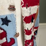 Eagle's Eye Novelty Sweater Vest Election Vote Political GOP Small Red Photo 7