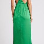 Katie May Holly Satin Gown in Emerald Green S Photo 3