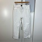 J.Crew NWT Flare Crop White Jean in Signature Stretch Size 32 preppy coastal Photo 1