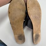 J.Crew Sandals Womens 9 Black Criss Cross Slip On Beach Coastal Photo 3