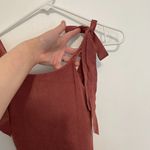 Urban Outfitters Rose Marie Tie Shoulder Mini Dress Mauve Ribbed Sweater Bodycon Photo 7