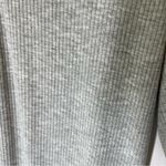 On Twelfth Boutique Gray Ribbed Puff Short Sleeve Pearl Detail Bodysuit Size Med Photo 6