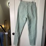 Wrangler Vintage Paper Tag Wms Straight Leg High Waisted Cotton Sage Green Jean Photo 1
