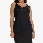 Ilusion Slip Black Lace Accent Adjustable Straps Size undefined Photo 0