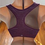 Sweaty Betty Stamina Purple raceback moisture wicking Sports Bra, size S gym Photo 2