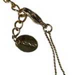 Icing Choker Necklace Brown Stone Pendant Beaded Gold Chain Jewelry u Photo 3