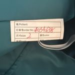 Women’s Green Full Length Halter Neck Mermaid Prom Dress Corset Back Size 2 NWT Photo 7