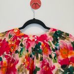J.Crew  Smock-neck puff-sleeve top in floral cotton poplin Women’s Size M Photo 7