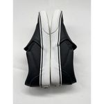 Vans  Black Perforated Leather Classic Slip On Skater Shoes Womens 8.5 Men Size 7 Photo 7