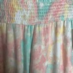 Jenni  Women's XS Smocked-Waist Lounge Pajama Pants Multi‎ Tie Dye Colorful Comfy Photo 3