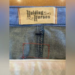 Holding Horses  Anthropologie Women’s‎ Western Denim Skirt w/ Fabric  Size 27 Photo 5