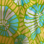 Lilly Pulitzer  Strapless Summer Dress Blue Yellow Ruffled Hems size small Photo 4