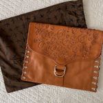 Rebecca Minkoff Cheetah Oversized Leather Envelope Clutch Bag Photo 1